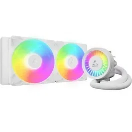 Arctic Liquid Freezer III Pro 280 A-RGB Blanco - Refrigeración Líquida AIO para CPU con Ventilador VRM, Compatible con Intel LGA1851/LGA1700 y AMD AM5/AM4